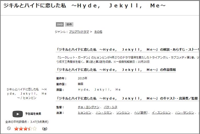 ジキルとハイドに恋した私